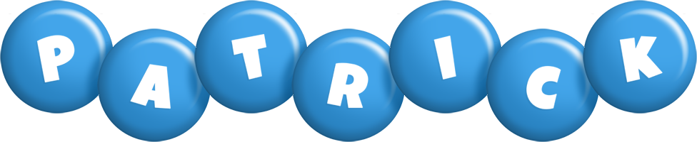 Patrick candy-blue logo