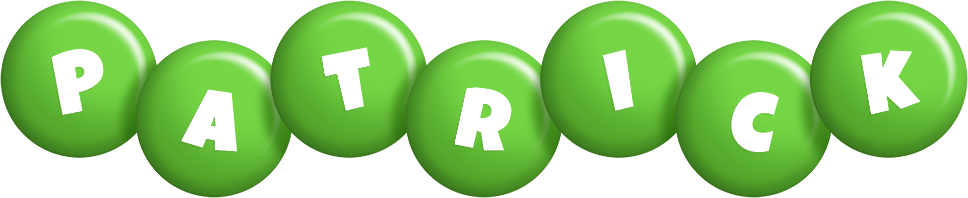 Patrick candy-green logo