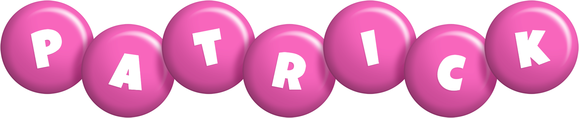Patrick candy-pink logo