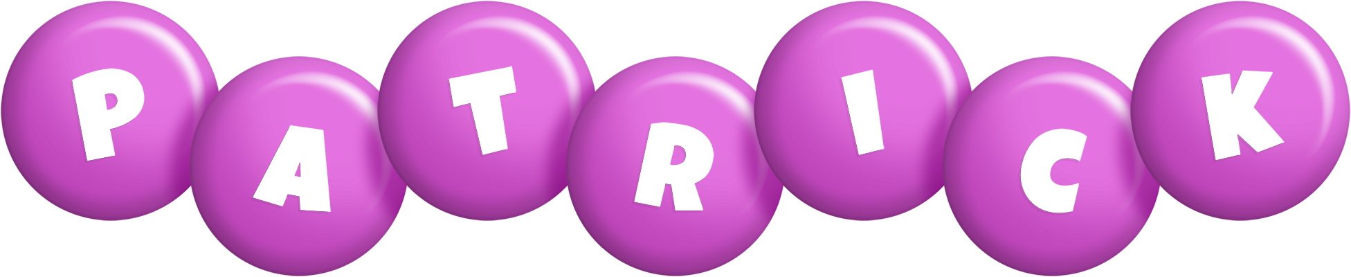 Patrick candy-purple logo