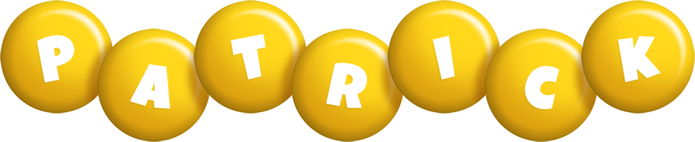 Patrick candy-yellow logo