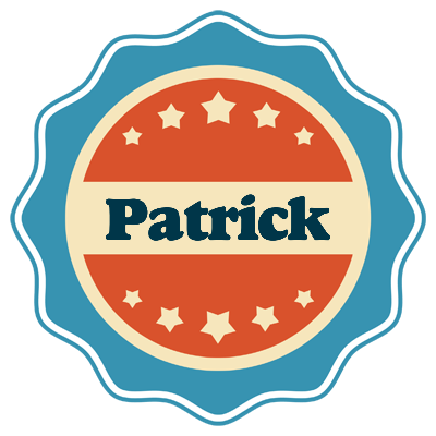 Patrick labels logo
