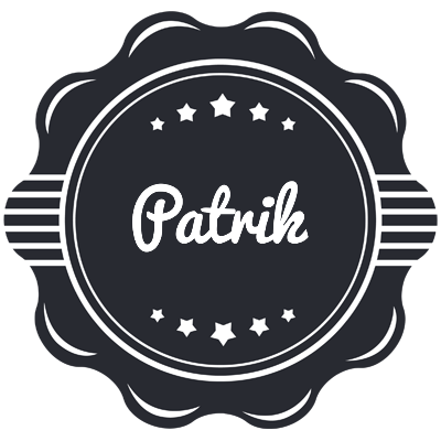 Patrik badge logo