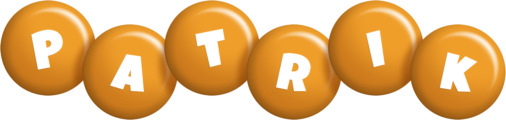 Patrik candy-orange logo
