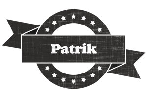 Patrik grunge logo