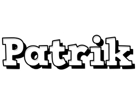 Patrik snowing logo