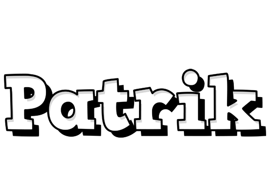Patrik snowing logo