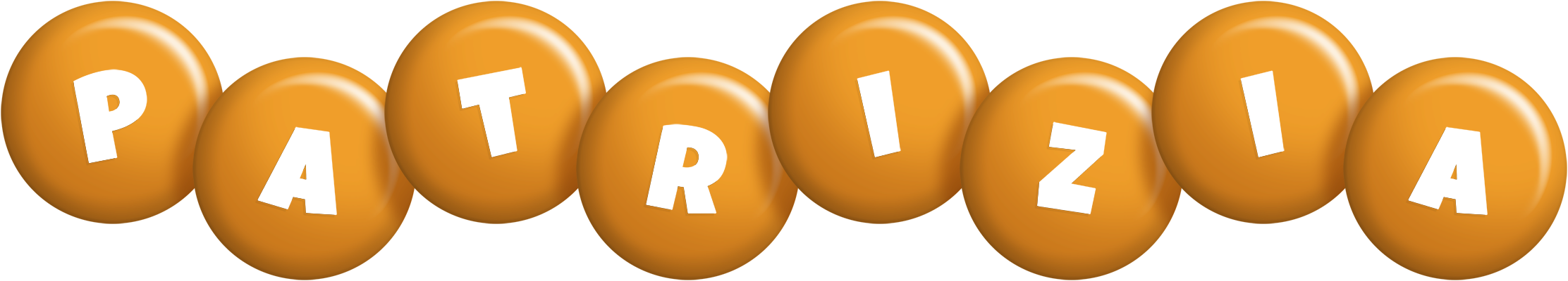 Patrizia candy-orange logo