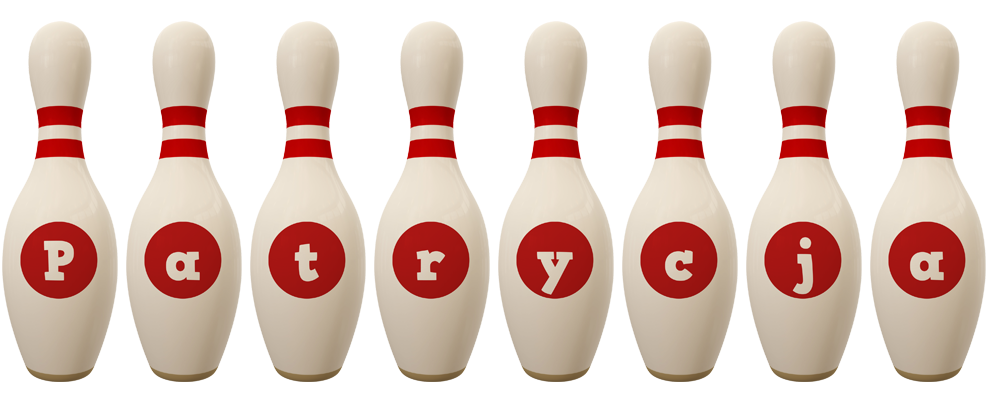 Patrycja bowling-pin logo