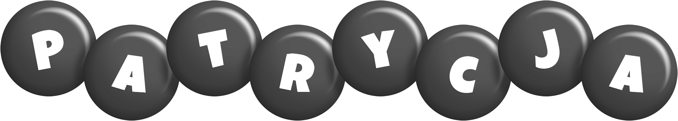 Patrycja candy-black logo