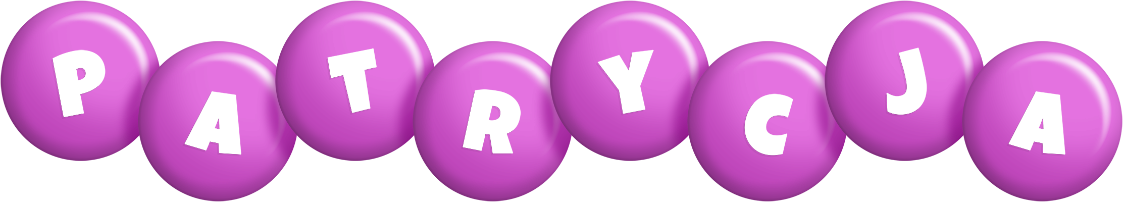 Patrycja candy-purple logo