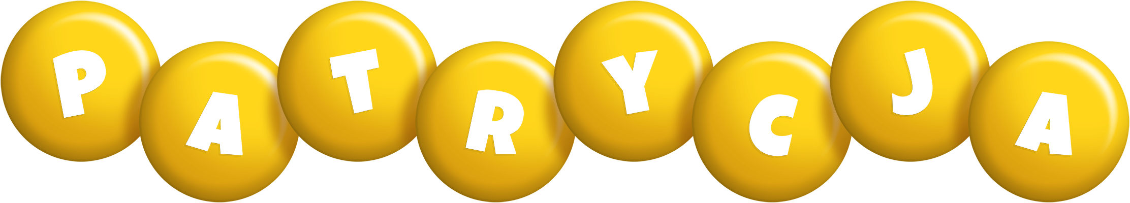 Patrycja candy-yellow logo
