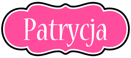 Patrycja invitation logo