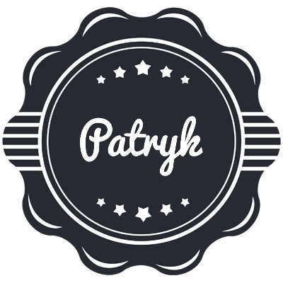 Patryk badge logo