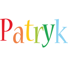 Patryk birthday logo