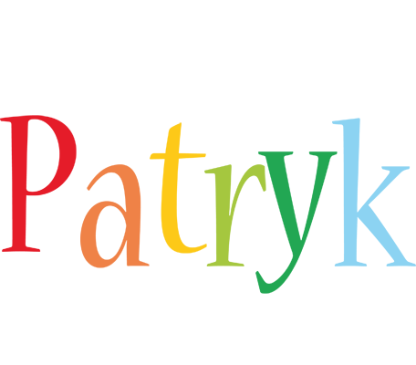 Patryk birthday logo