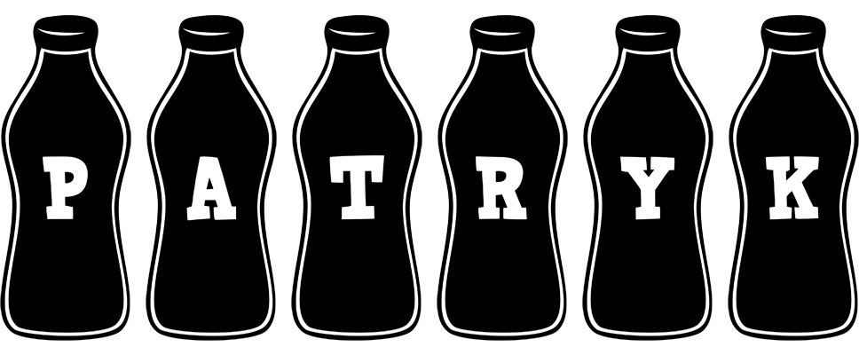 Patryk bottle logo