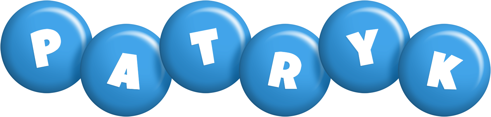 Patryk candy-blue logo