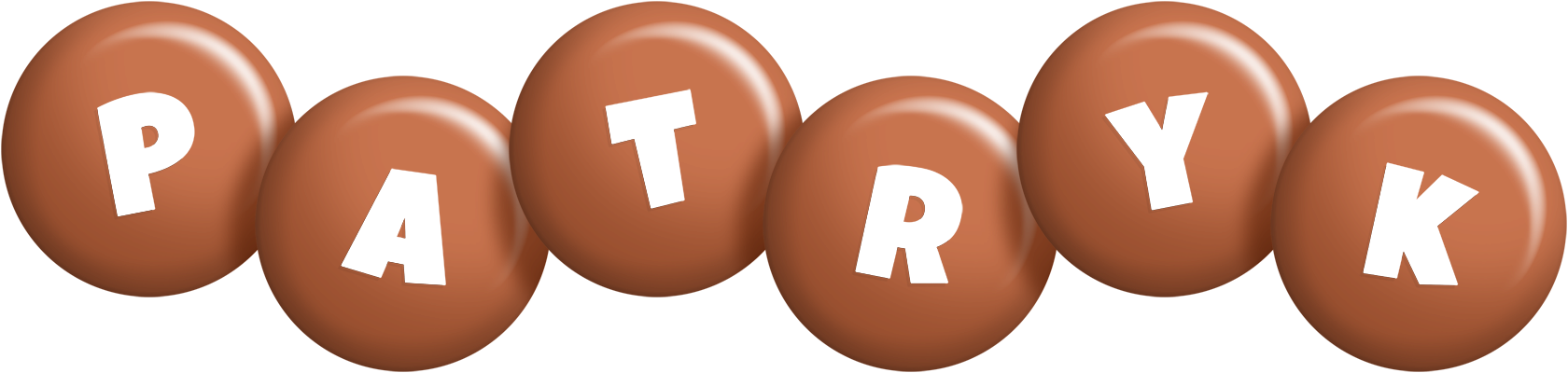 Patryk candy-brown logo