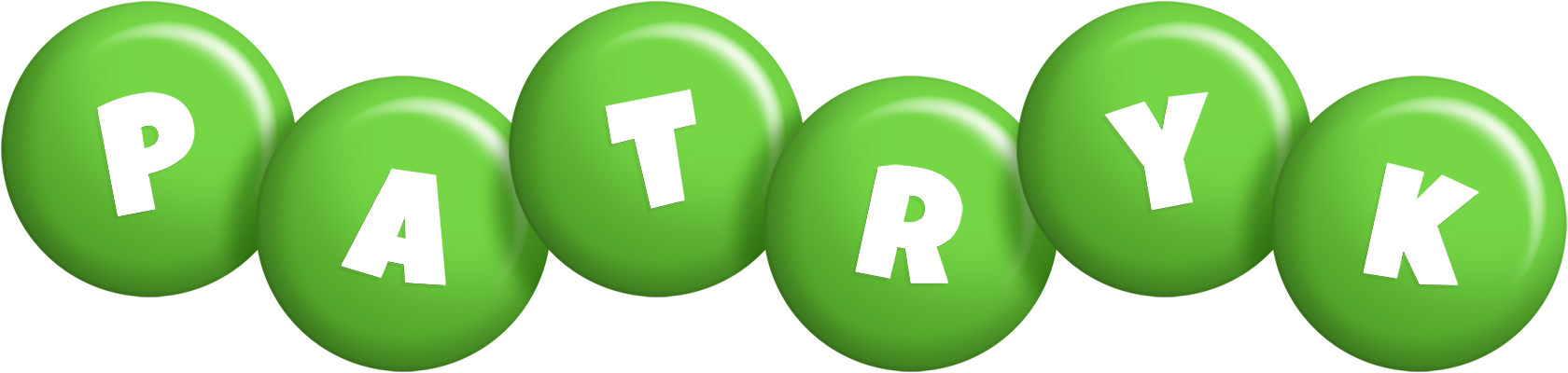 Patryk candy-green logo