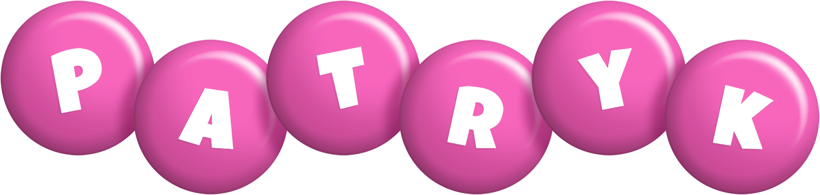 Patryk candy-pink logo