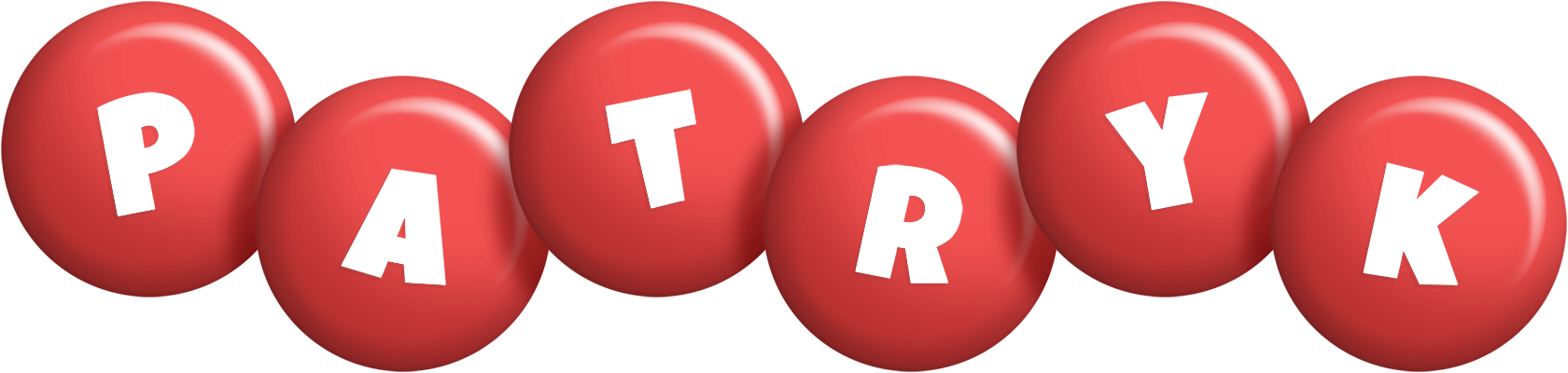 Patryk candy-red logo
