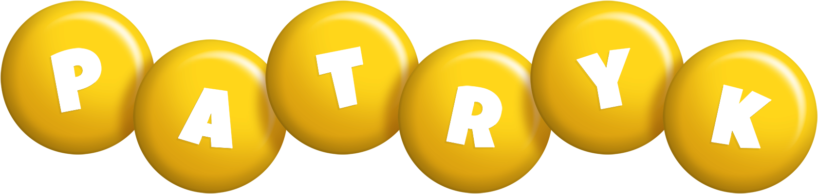 Patryk candy-yellow logo