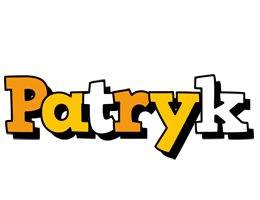 Patryk cartoon logo