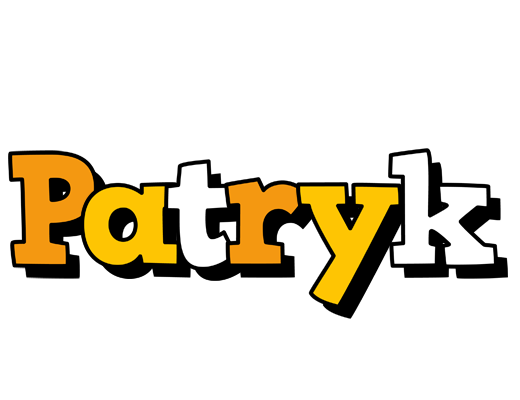 Patryk cartoon logo