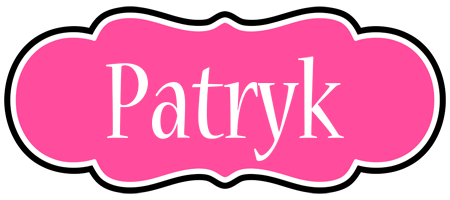 Patryk invitation logo