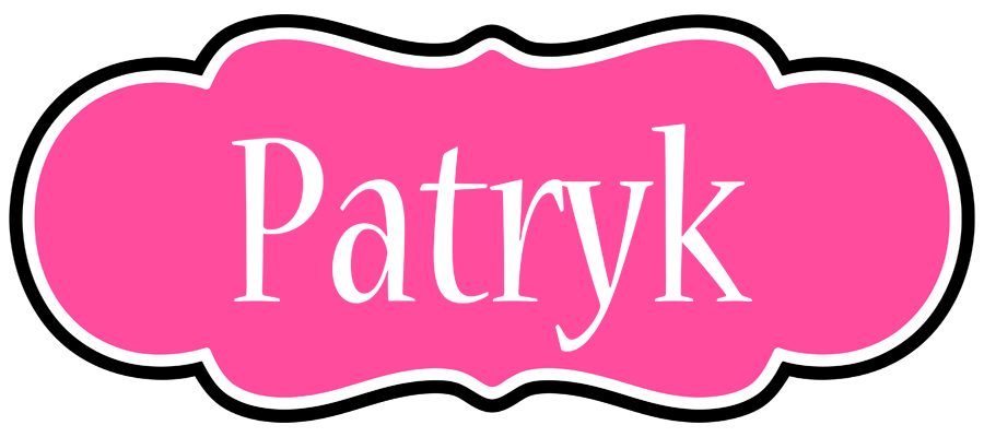 Patryk invitation logo