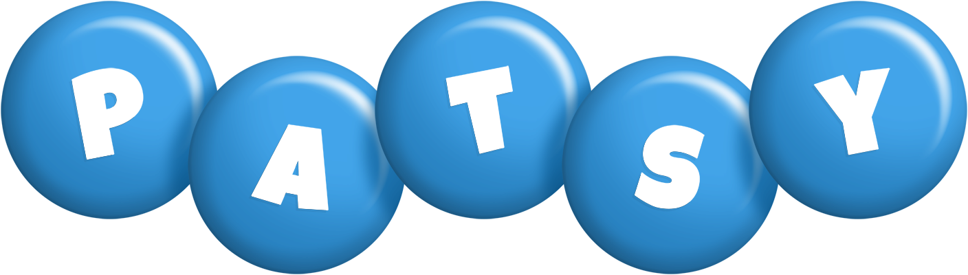 Patsy candy-blue logo