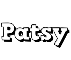 Patsy snowing logo