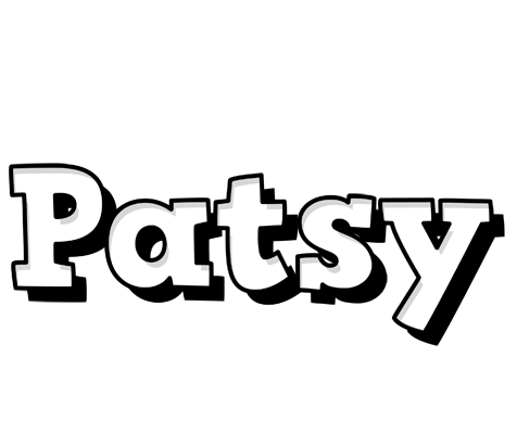 Patsy snowing logo