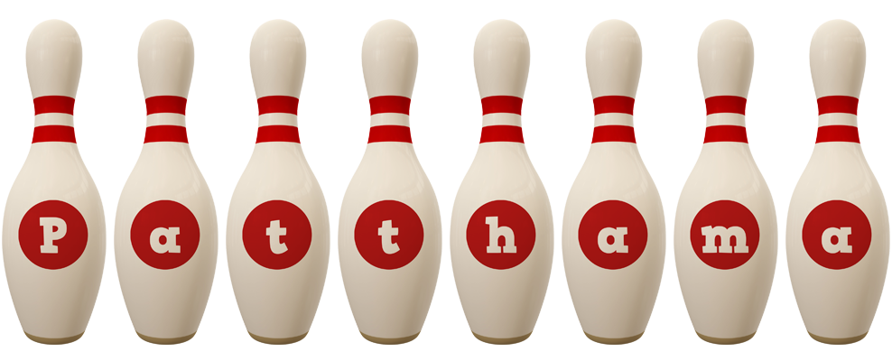Patthama bowling-pin logo