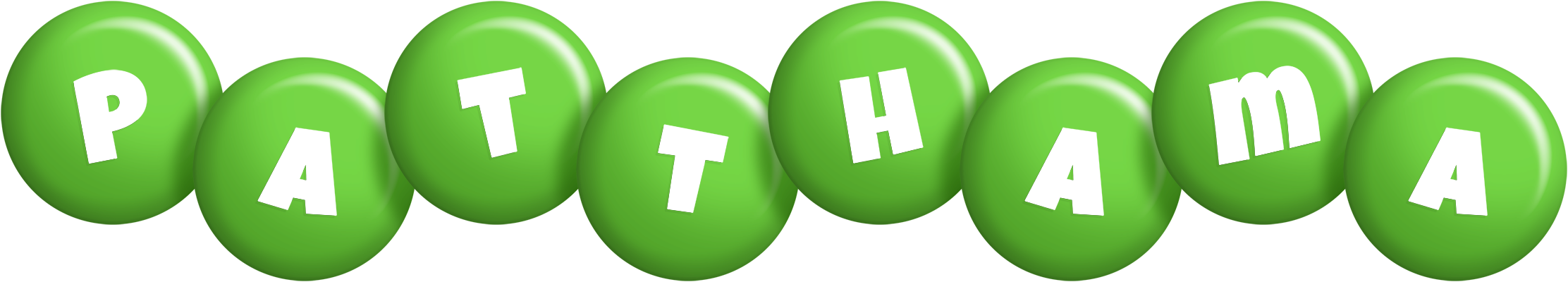 Patthama candy-green logo