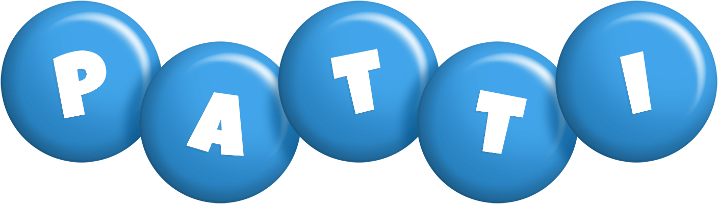 Patti candy-blue logo