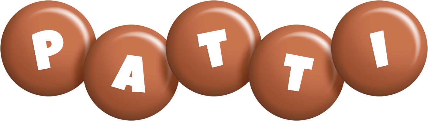 Patti candy-brown logo