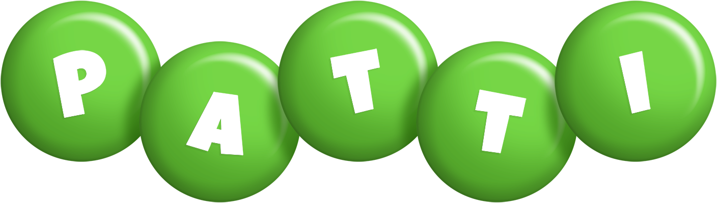 Patti candy-green logo
