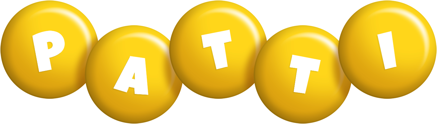 Patti candy-yellow logo