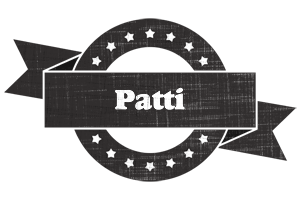 Patti grunge logo