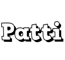 Patti snowing logo