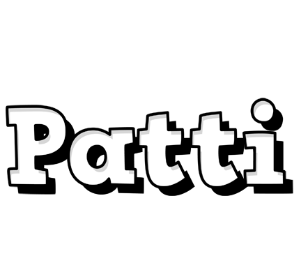 Patti snowing logo