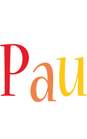 Pau birthday logo