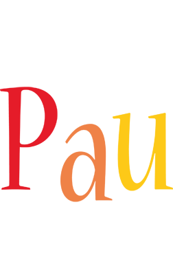 Pau birthday logo