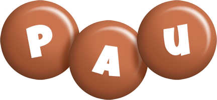 Pau candy-brown logo