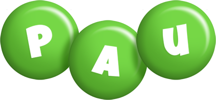 Pau candy-green logo