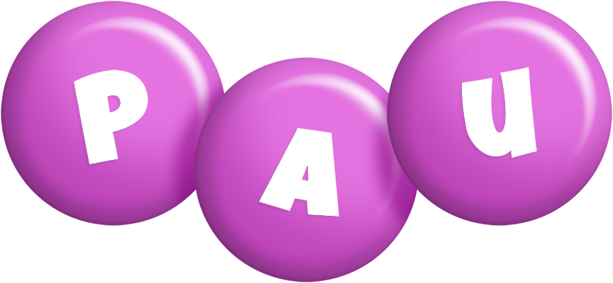 Pau candy-purple logo