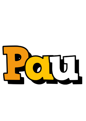 Pau cartoon logo
