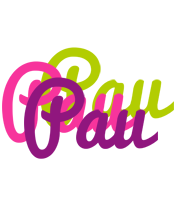 Pau flowers logo